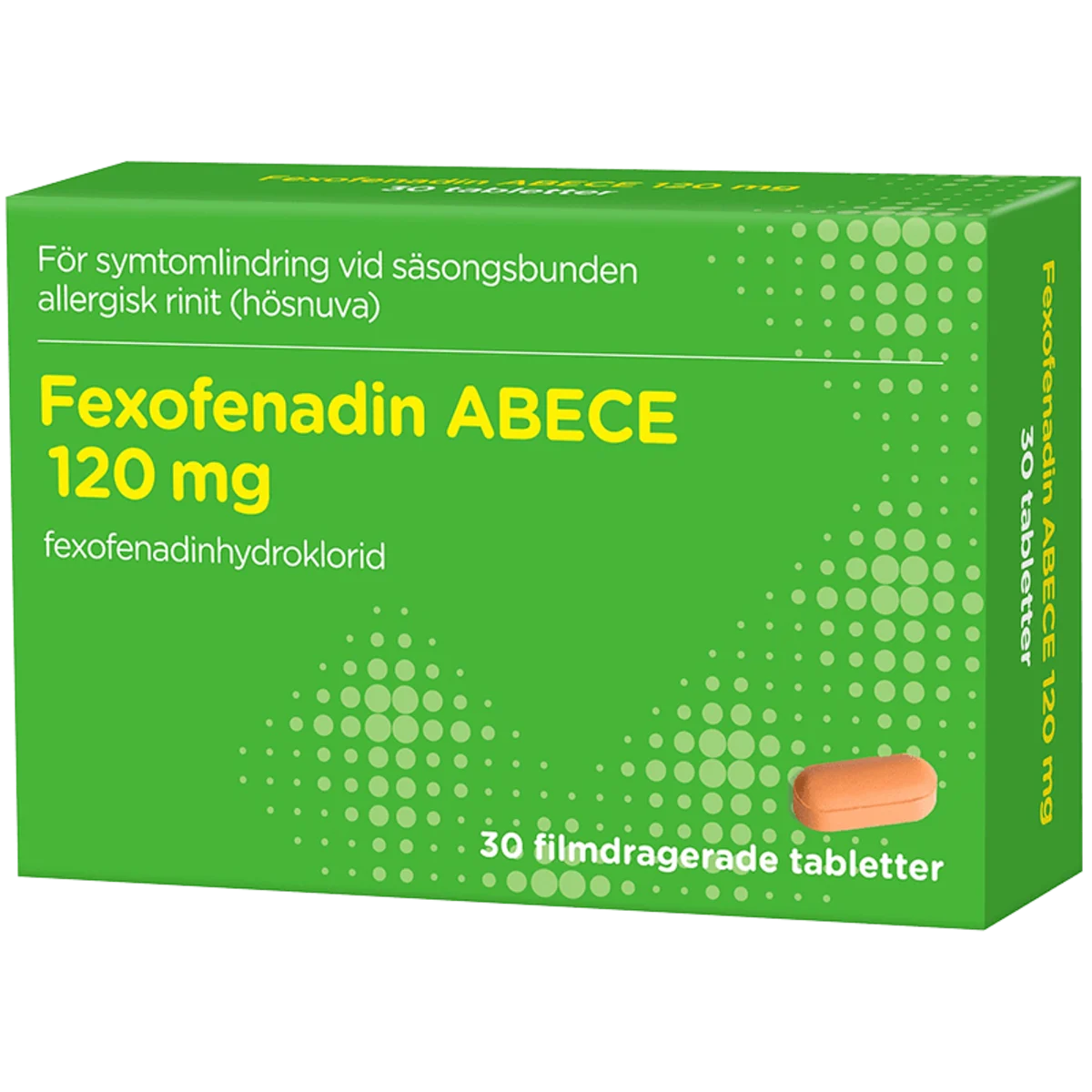 Fexofenadin ABECE filmdragerad tablett 120 mg 30 st