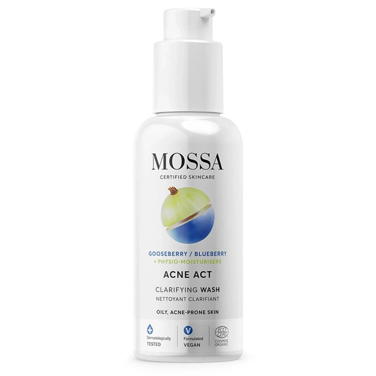 MOSSA ACNE ACT Claryfing wash 140 ml
