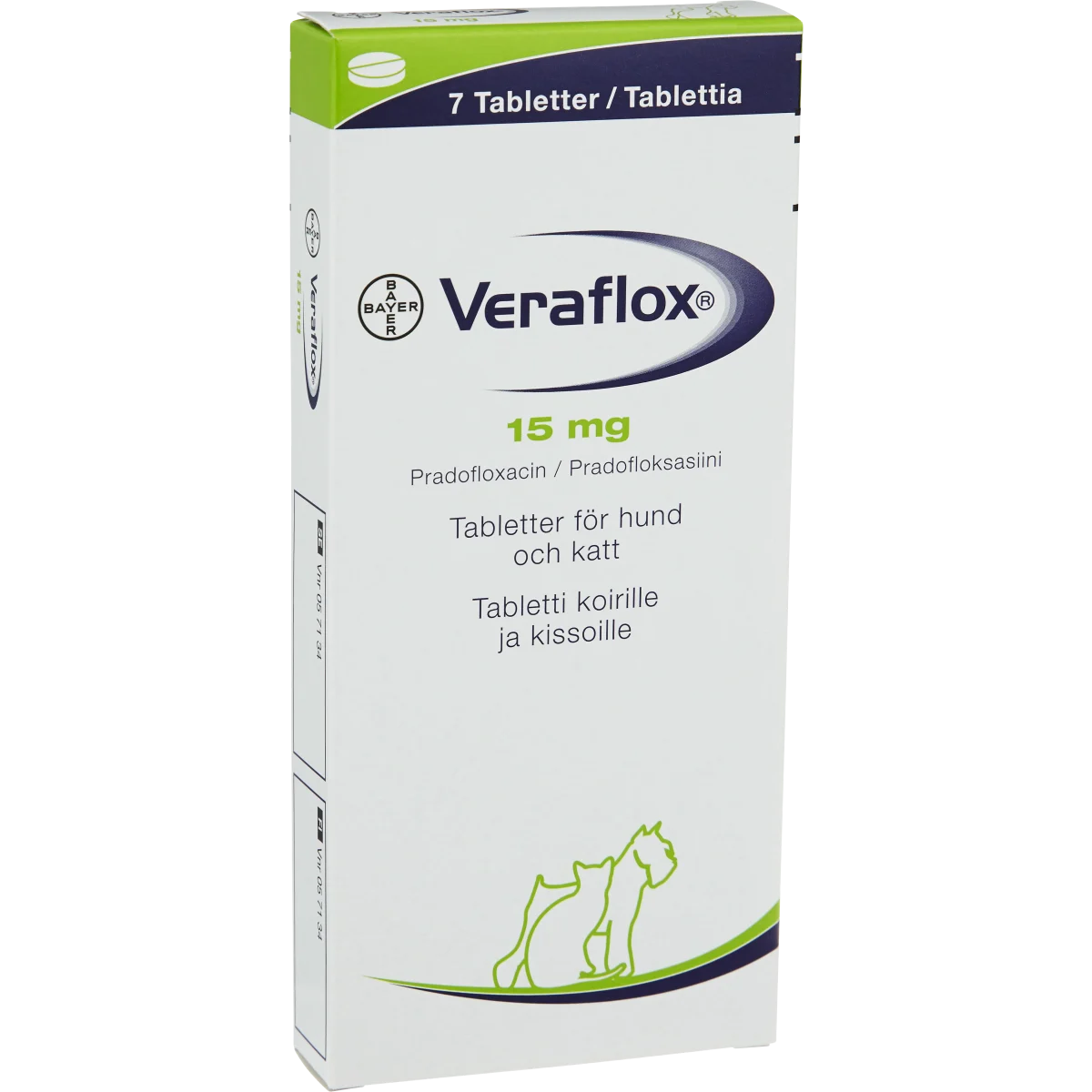 Veraflox Tablett 15mg Blister, 7tabletter