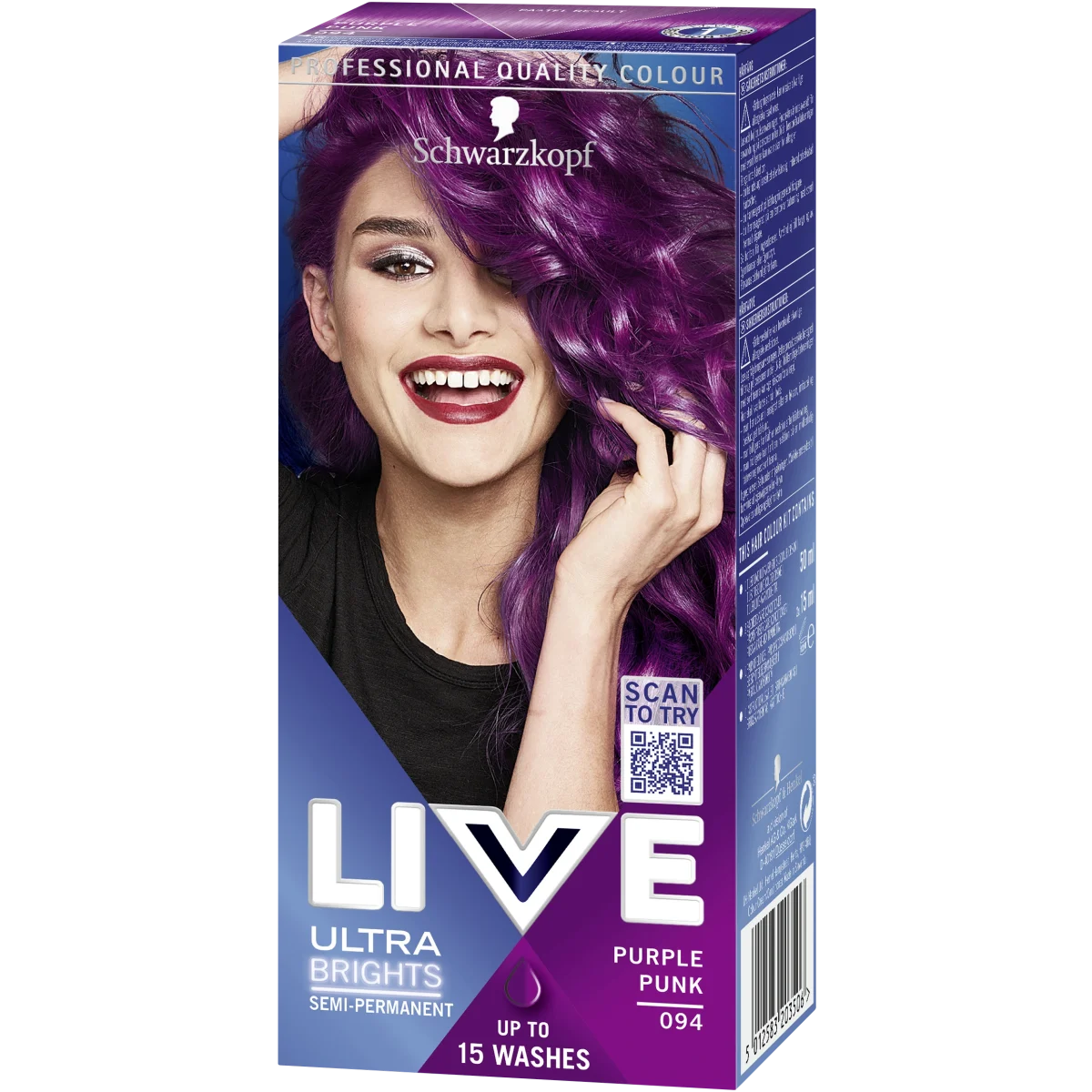Schwarzkopf Live Ultra Brights or Pastel Hårfärg 094 Purple Punk