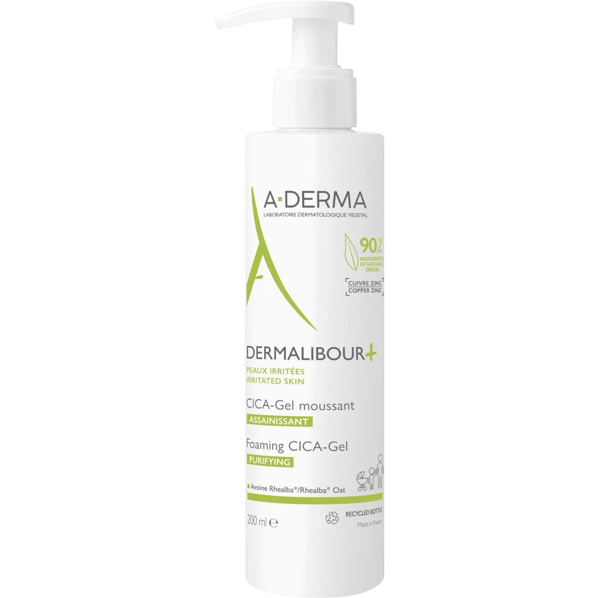 A-Derma Dermalibour+ Cica Foaming Gel 200 ml