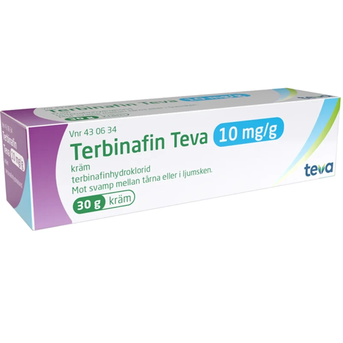 Terbinafin Teva, kräm 10 mg/g 30 g