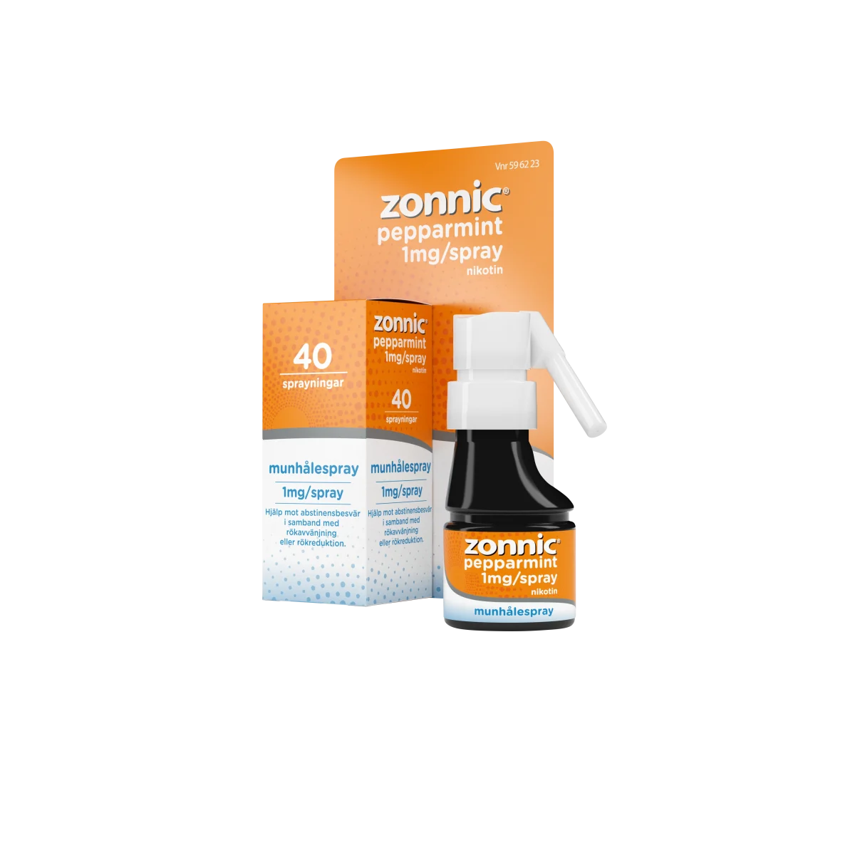 Zonnic Pepparmint munhålespray 1 mg/spray 40 sprayningar