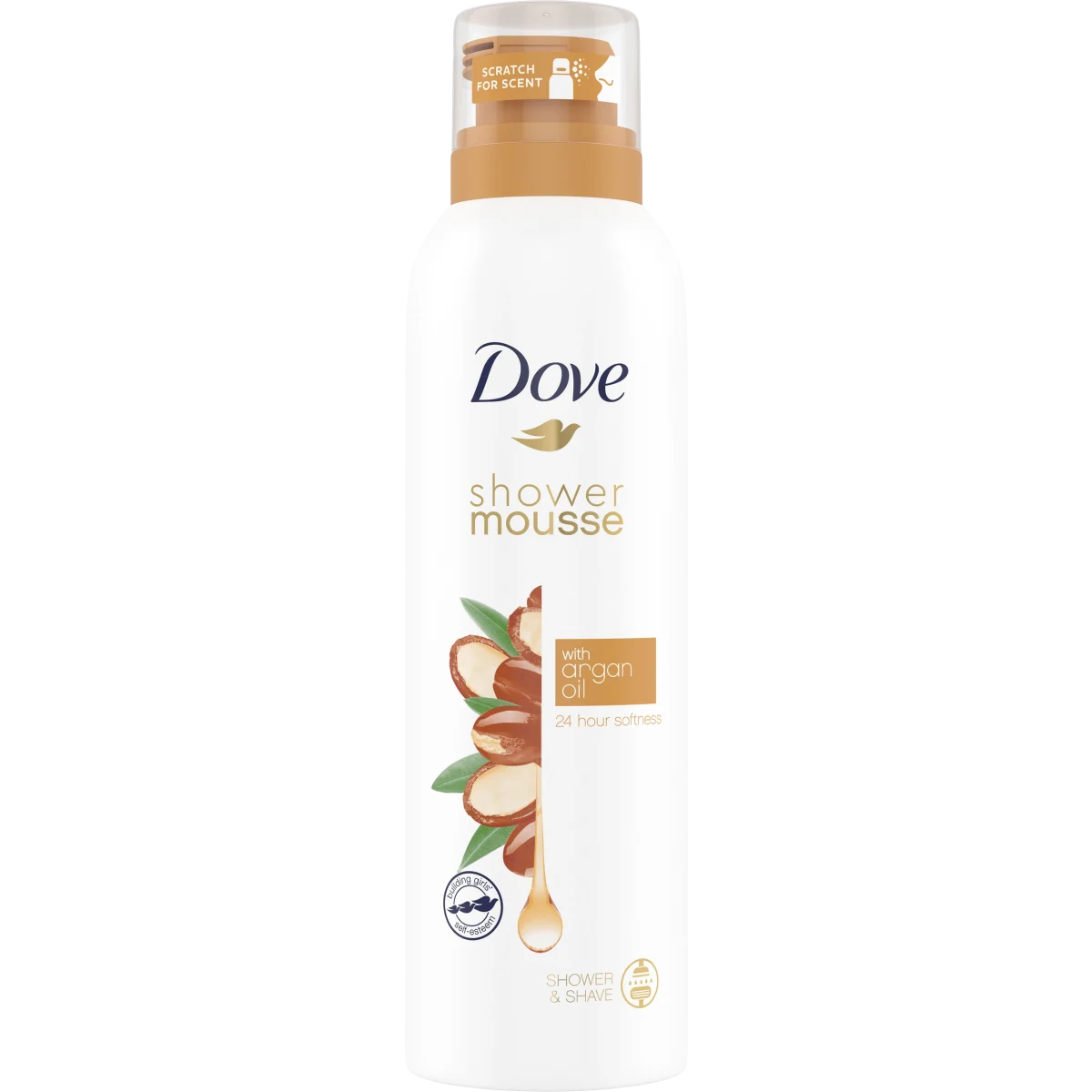 Dove Shower Mousse Argan Oil 200 ml