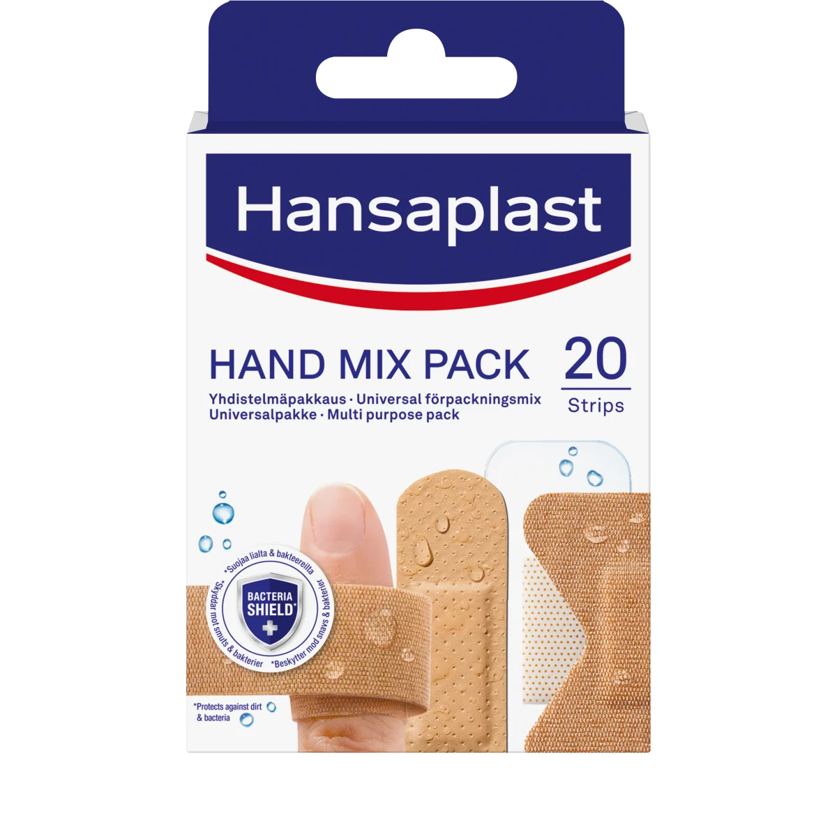 Hansaplast Hand Mix Pack Plåster 20 strips