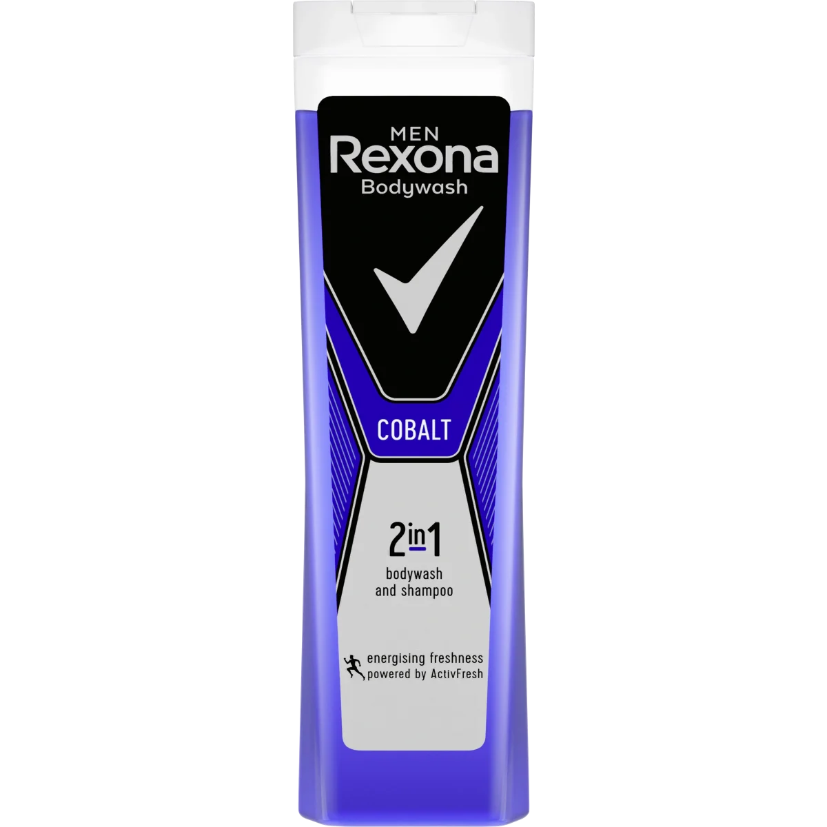 Rexona 2 in 1 Body wash and shampoo Cobalt for Men 225 ml