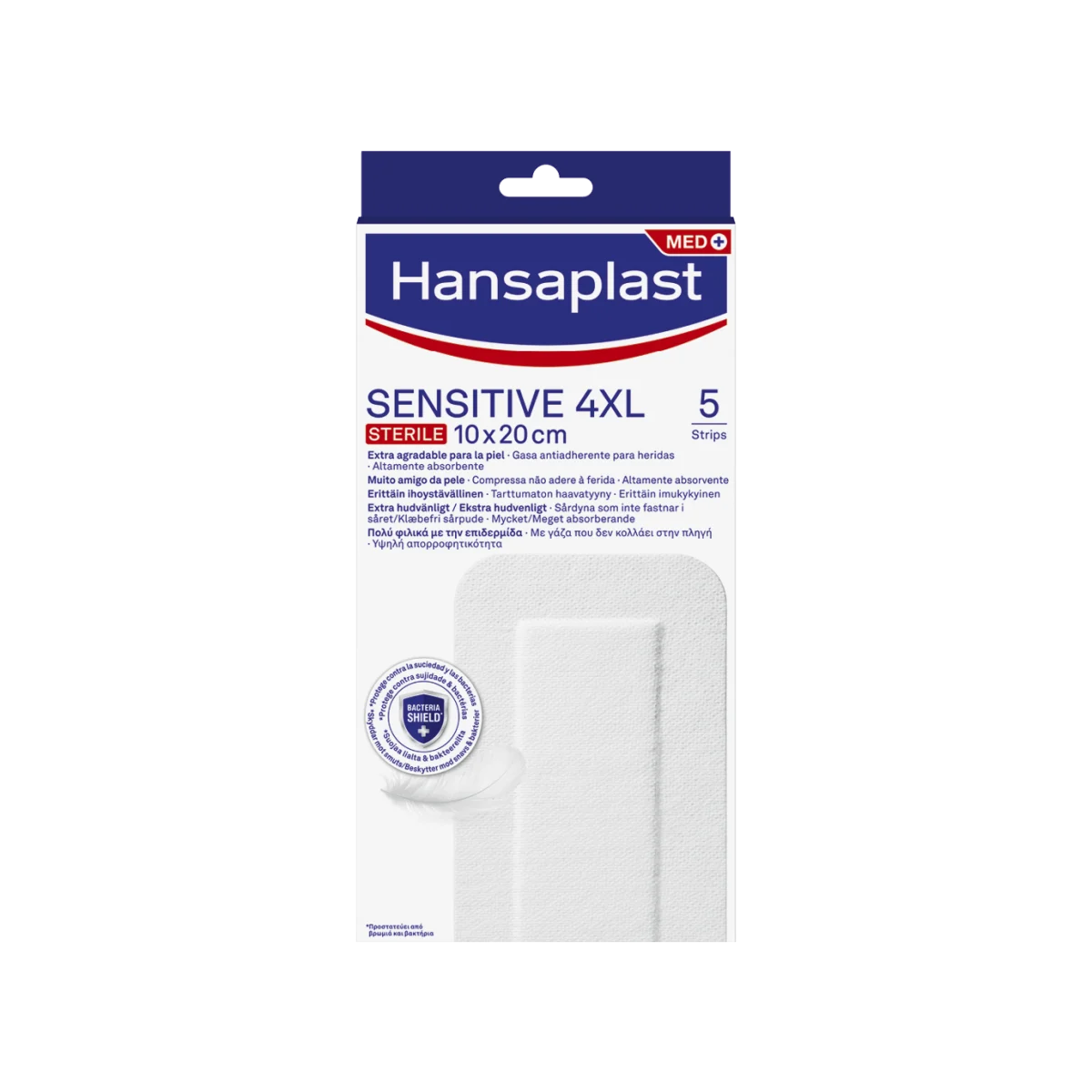 Hansaplast Sensitive 4XL 5 st