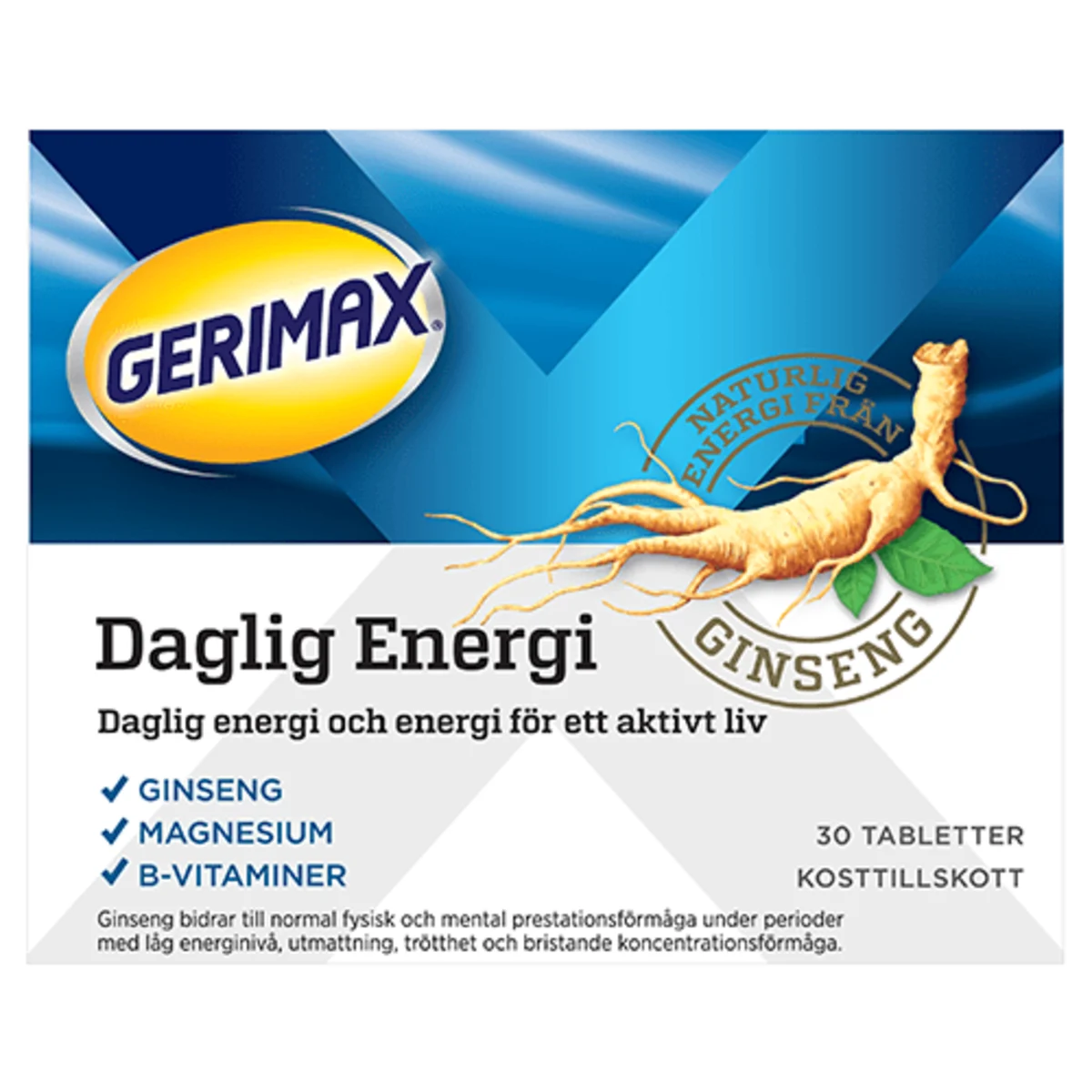 Gerimax Daglig Energi 30 st