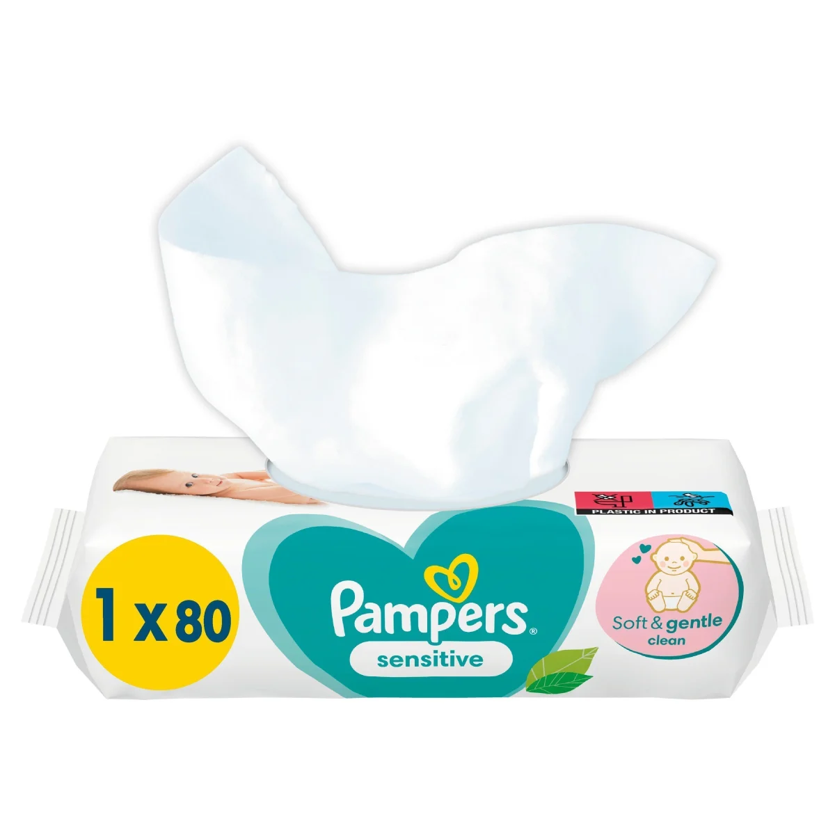 Pampers Sensitive Baby Våtservetter 80 st