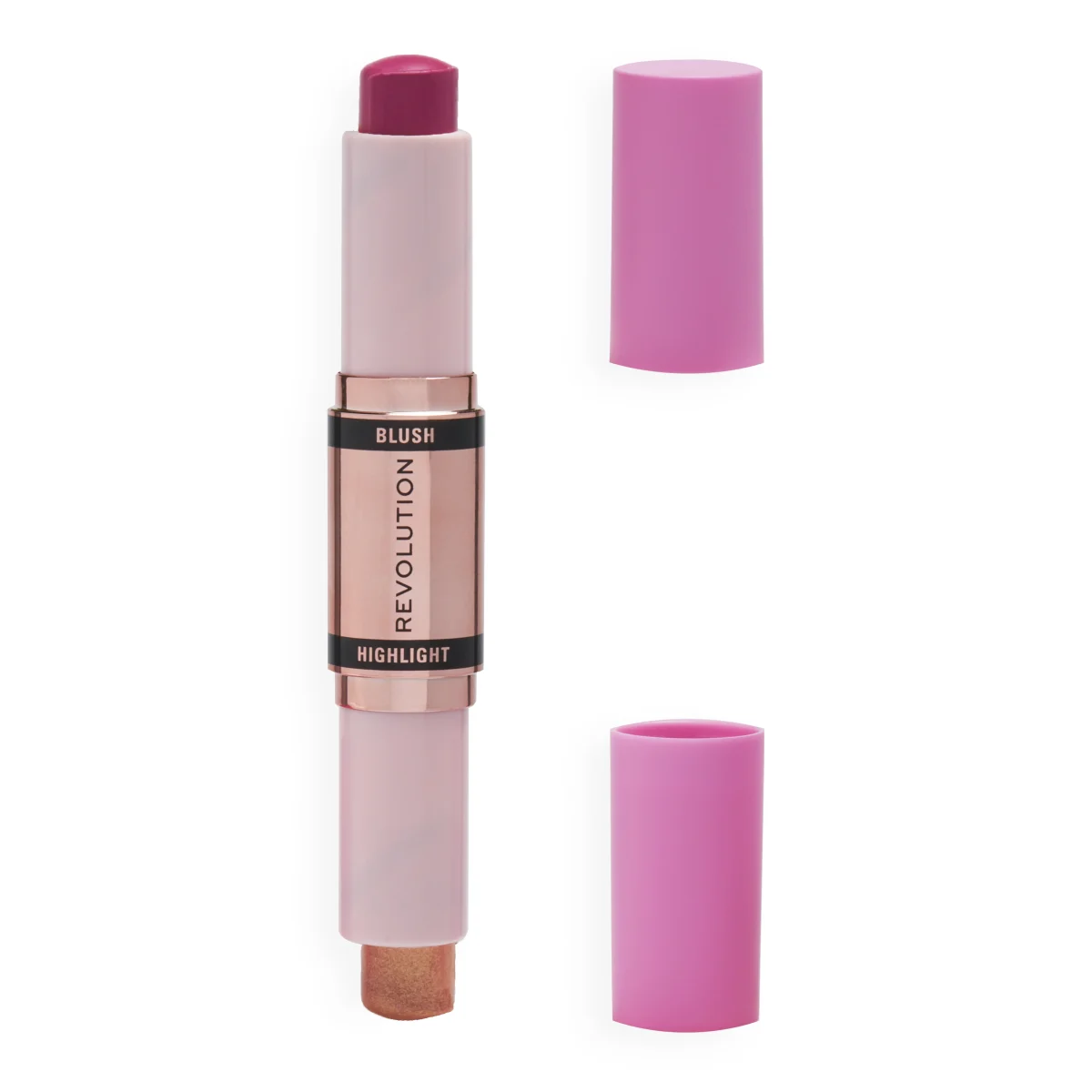 Revolution Beauty London Blush & Highlight Stick Champagne Shine 2,4 g