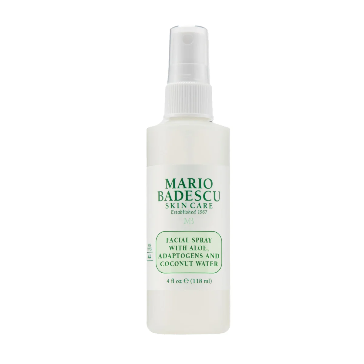 Mario Badescu Facial Spray With Aloe, Adaptogens & Coconut Water 118 ml