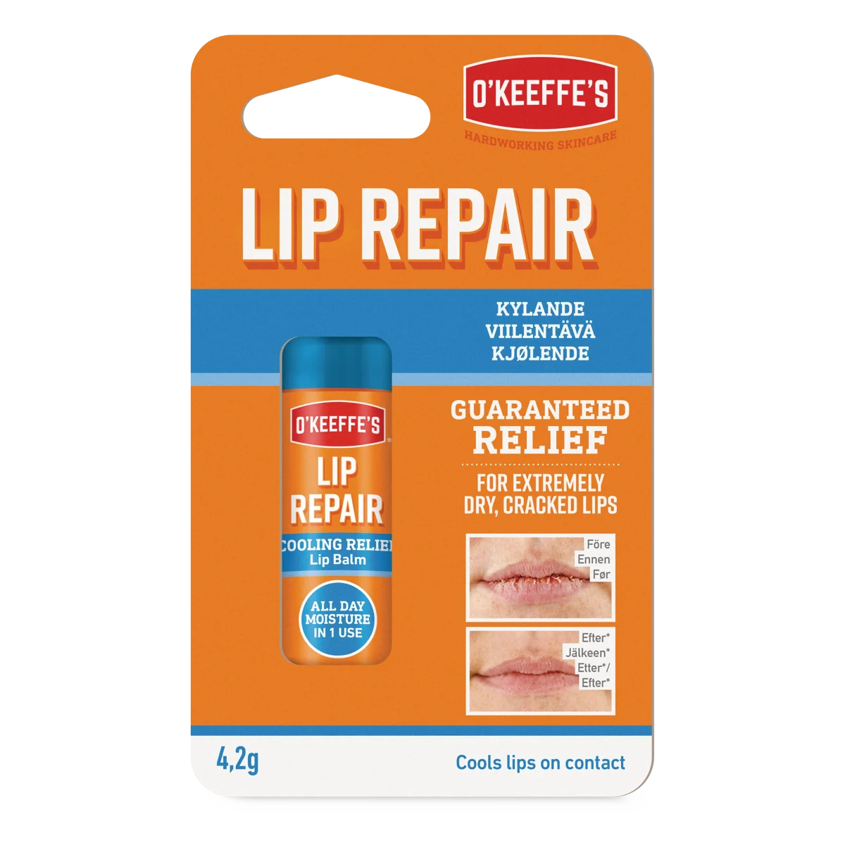 O'Keeffe's Lip Repair Kylande Läppbalsam 4,2 g