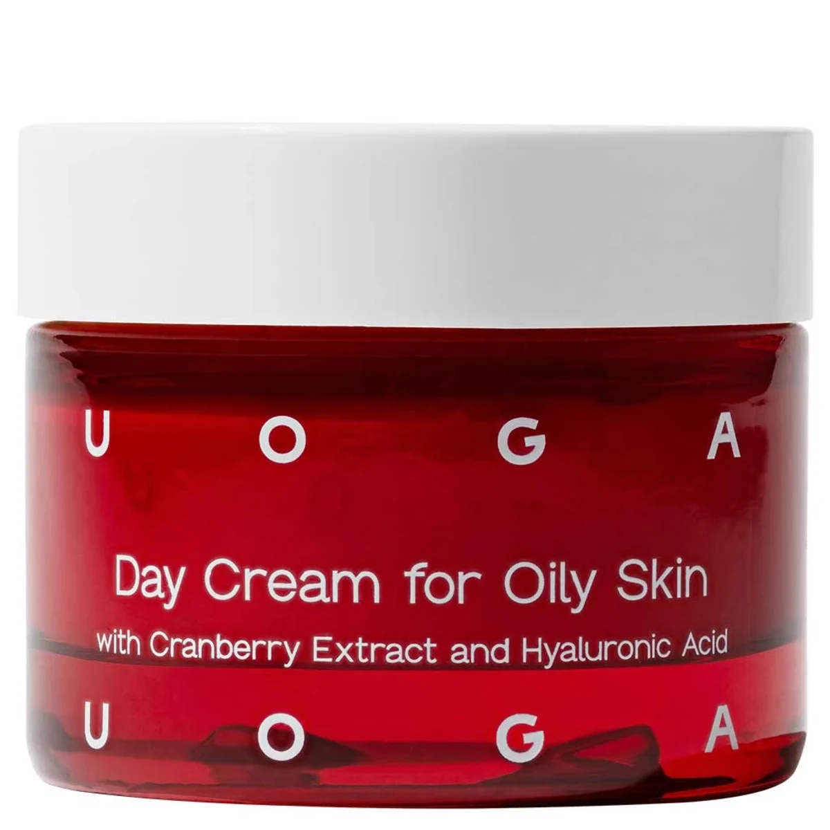 Uoga Uoga Day Cream For Combination And Oily Skin With Cranberry Extract And Hyaluronic Acid 30 ml