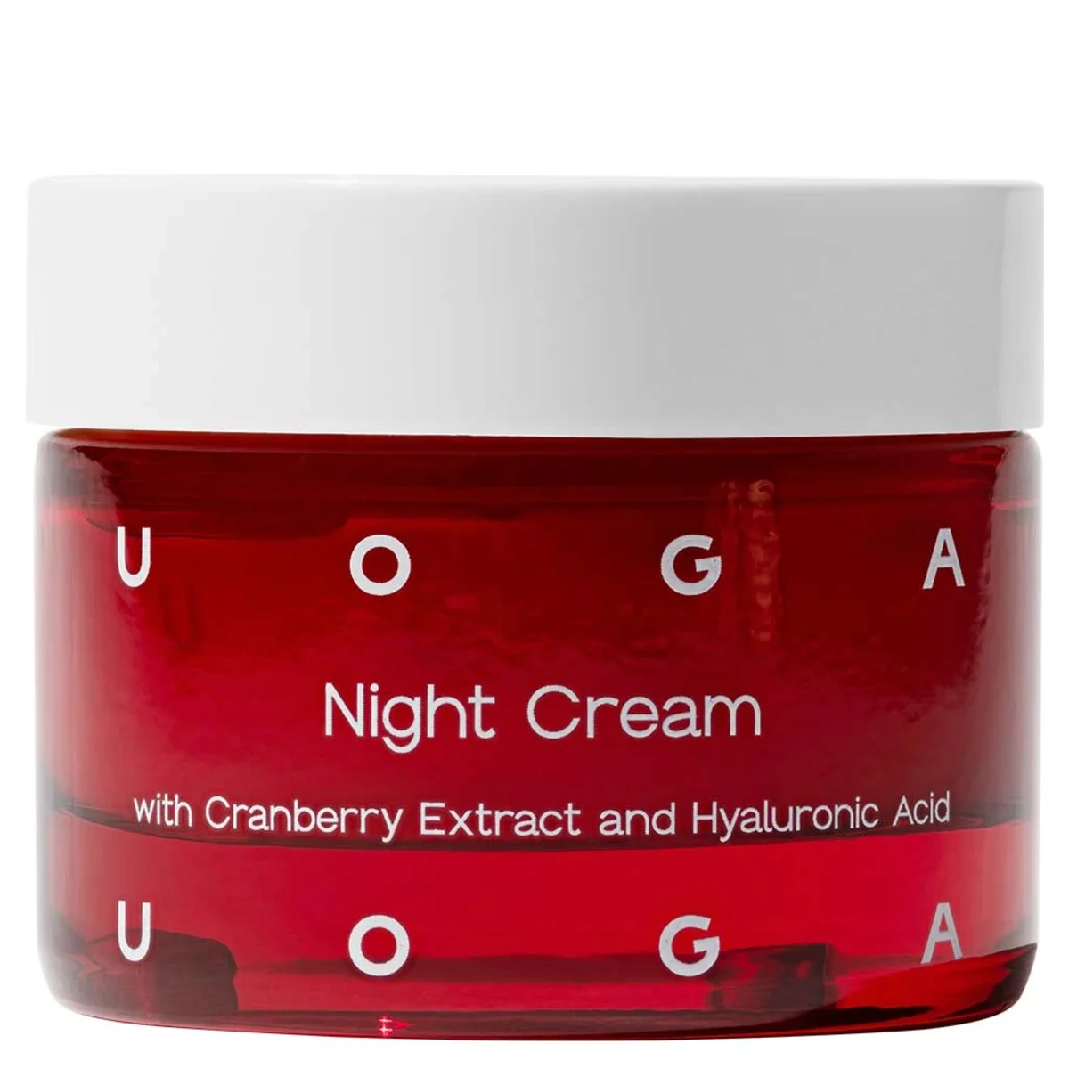 Uoga Uoga Night Cream With Cranberry Extract And Hyaluronic Acid 30 Ml