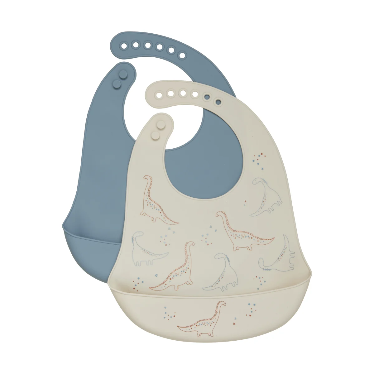 CeLaVi Silicon Bib Amber Brown 2-pack