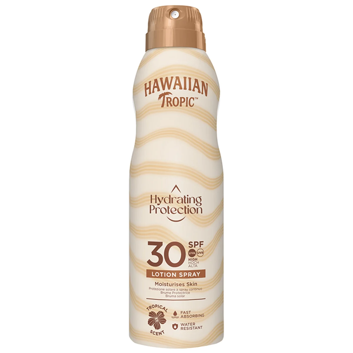 Hawaiian Tropic Hydrating Protection C-Spray SPF 30, 177 ml