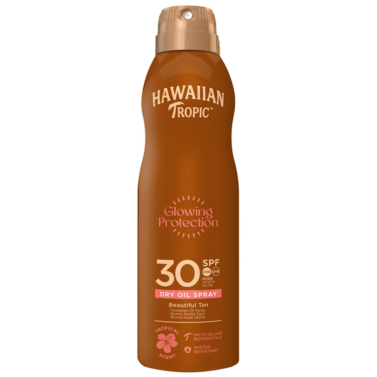 Hawaiian Tropic Glowing Protection Oil C-Spray SPF 30, 180 ml