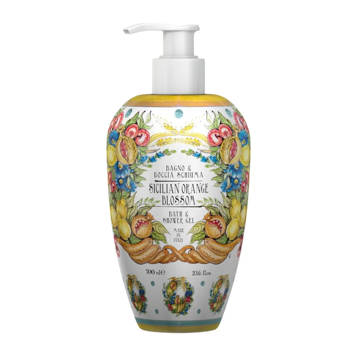 Rudy La Maioliche Bath & Shower Sicilian Orange Blossom 700ml