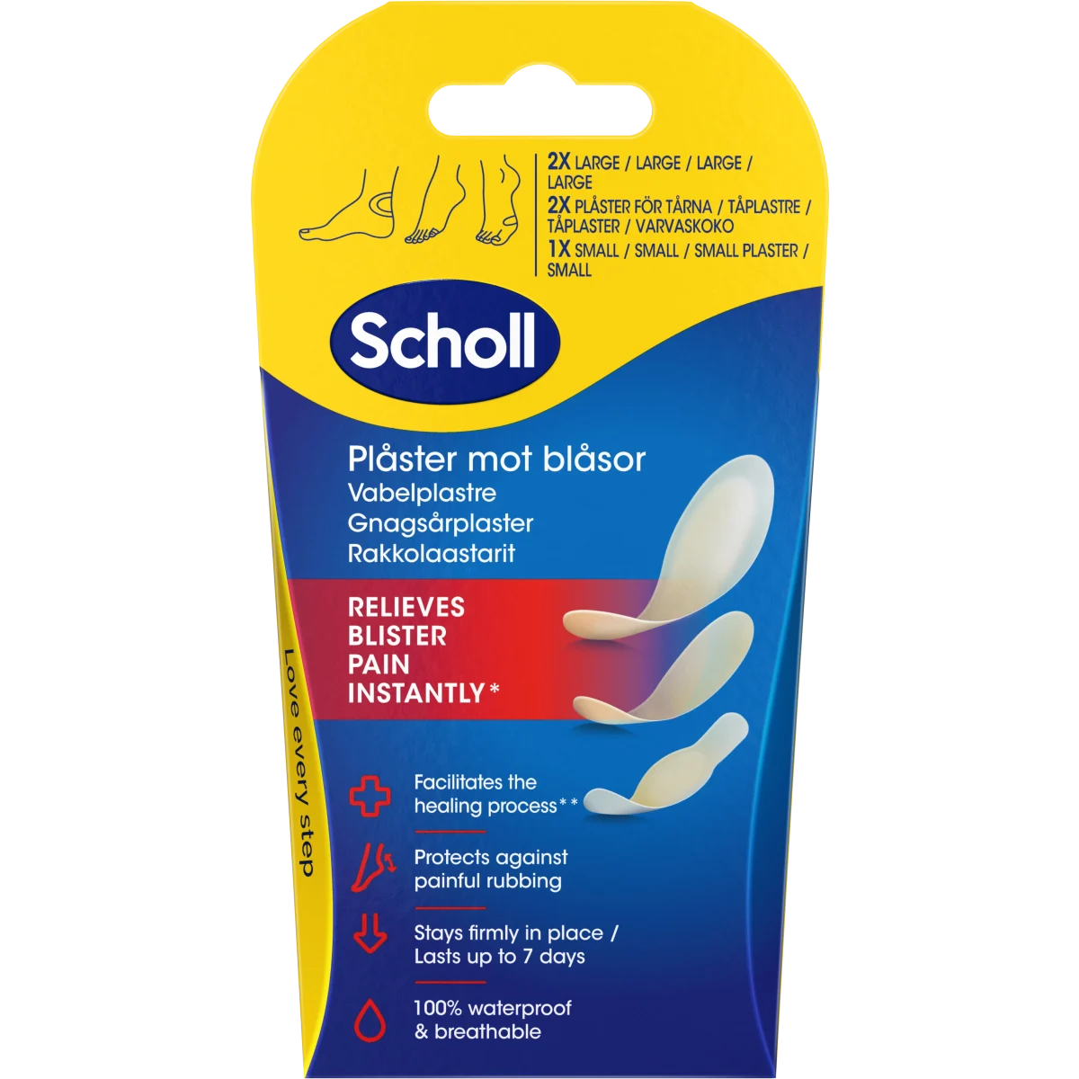 Scholl Blister Plasters Mixed