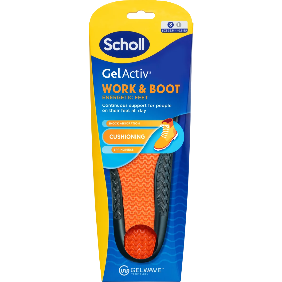 Scholl Gel Activ Insole Work & Boot S