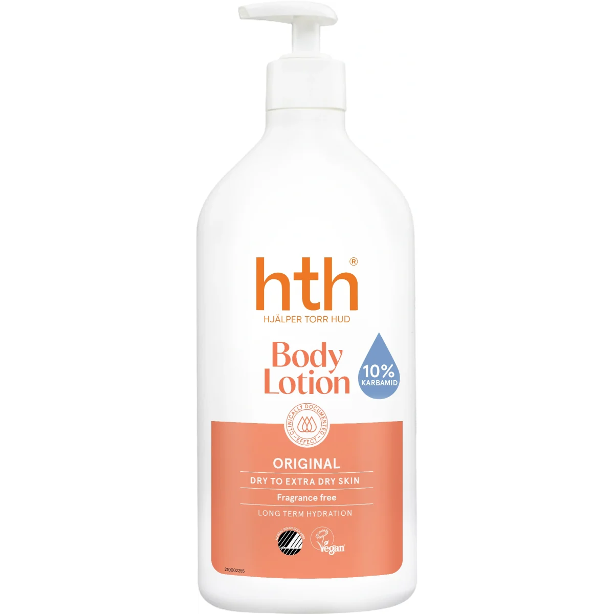 HTH Original Body Lotion med pump 400 ml
