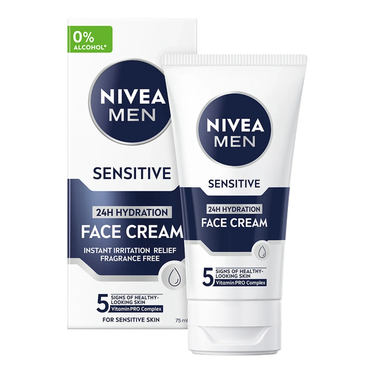 Nivea Men Sensitive Moisturiser Face Cream 75 ml