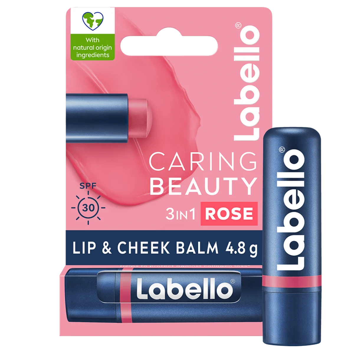 Labello Caring Beauty Rose-Nude 4,8 g