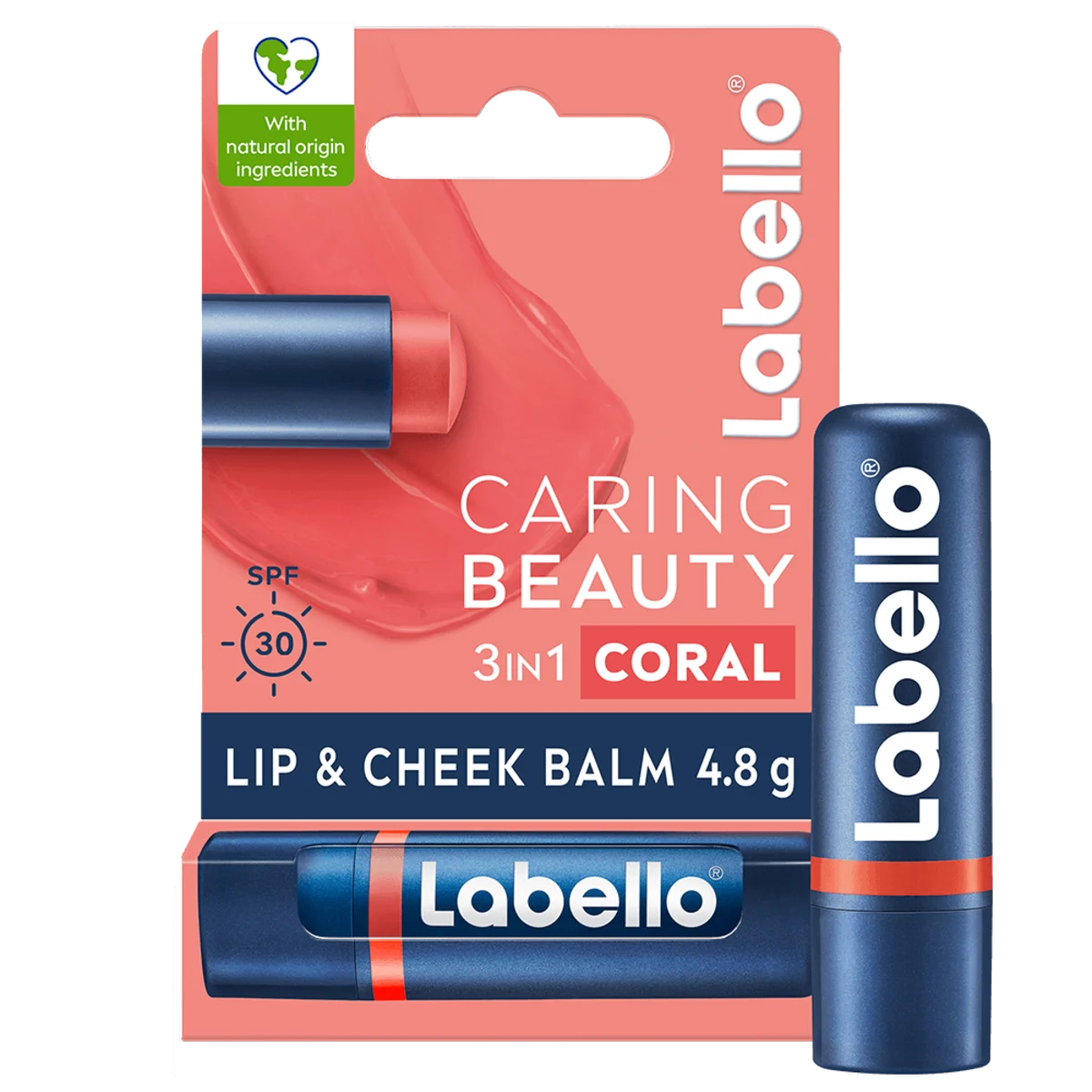 Labello Caring Beauty Coral-Nude 4,8 g