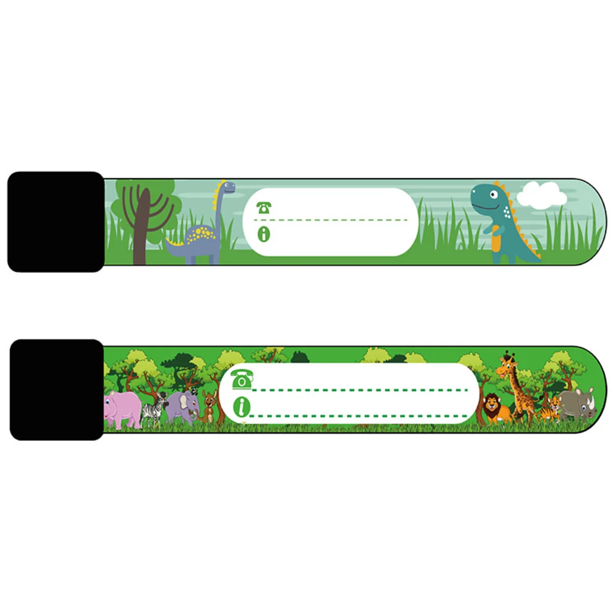 Millu ID-armband Djungeln 2 st