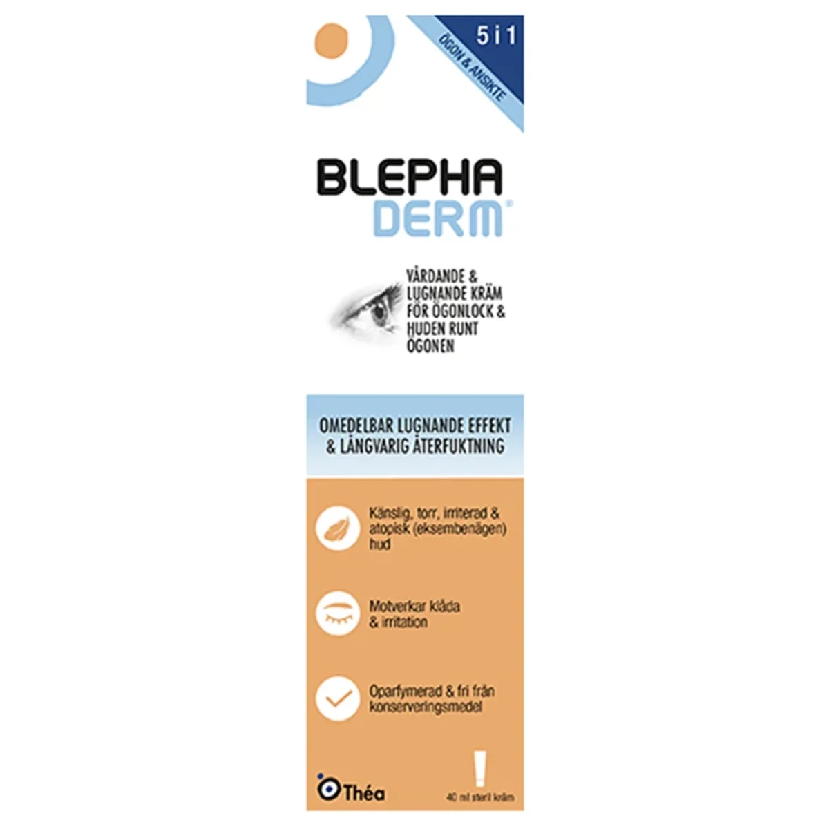 Blephaderm vårdande ögonkräm 40 ml