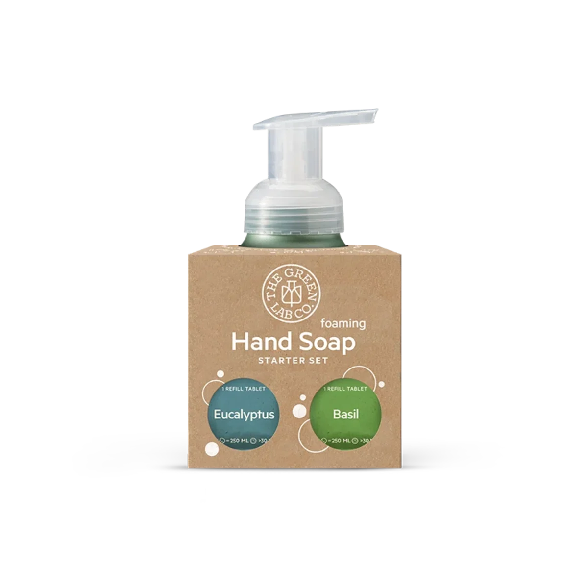 The Green Lab Hand Soap Starter Set Eucalyptus & Basil 2x125ml