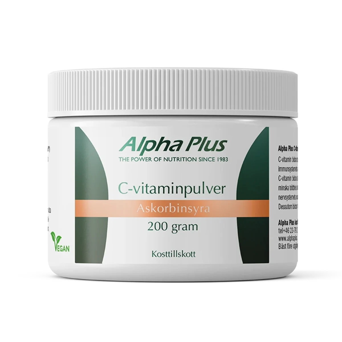 Alpha Plus C-vitaminpulver 200 g