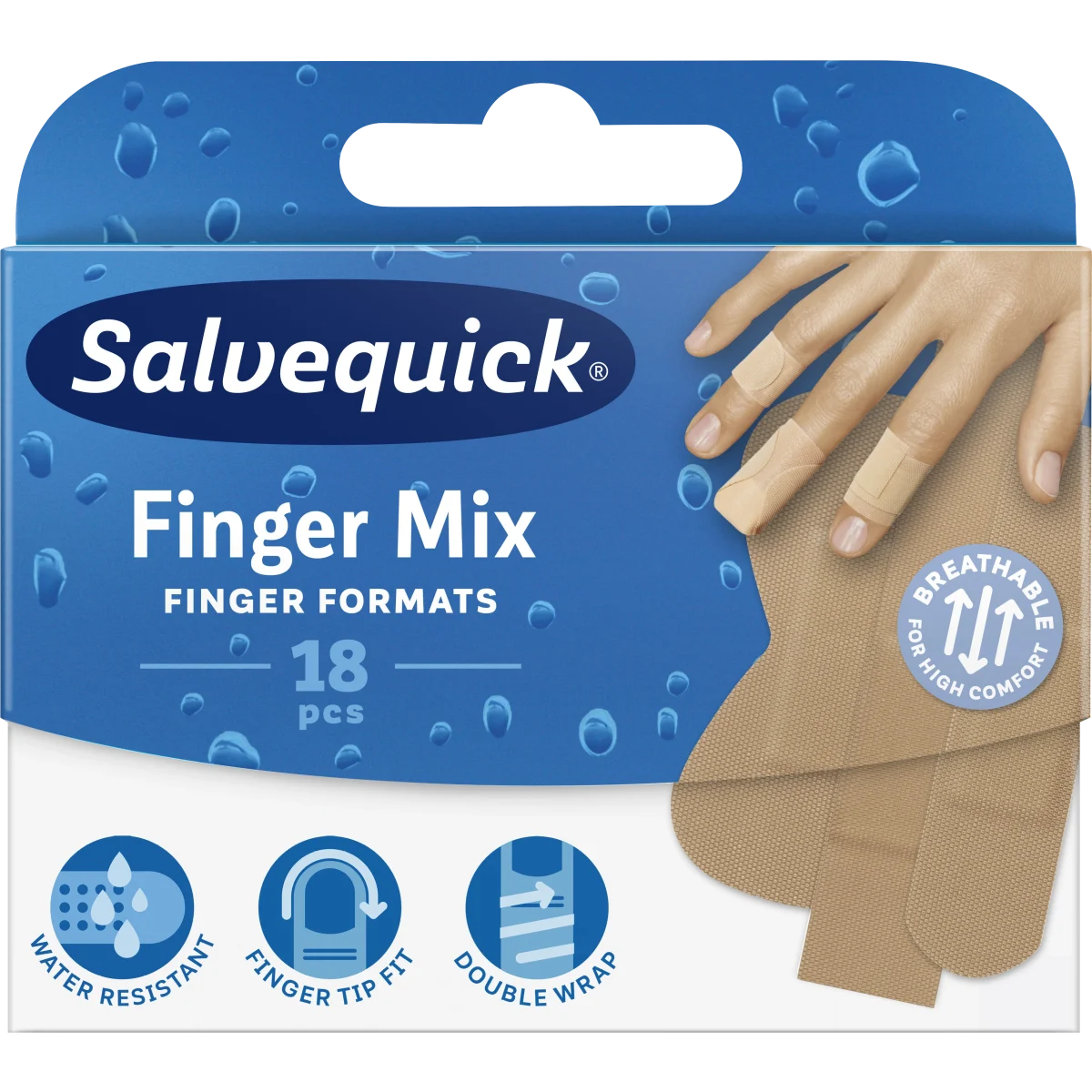 Salvequick Finger Mix 18 st