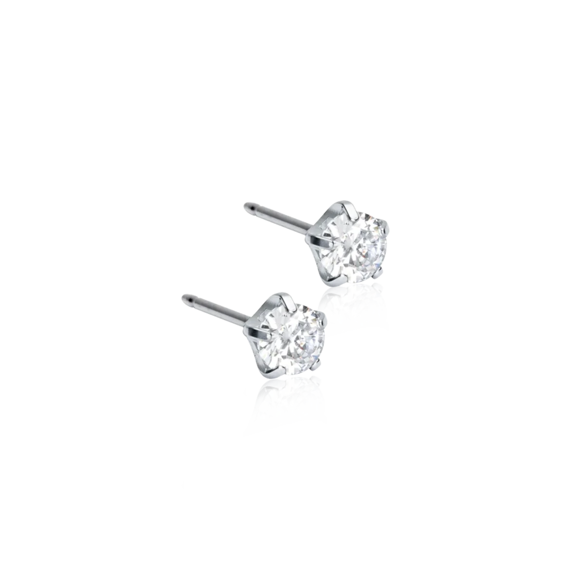 Blomdahl ST Tiffany Precious CZ white 5 mm