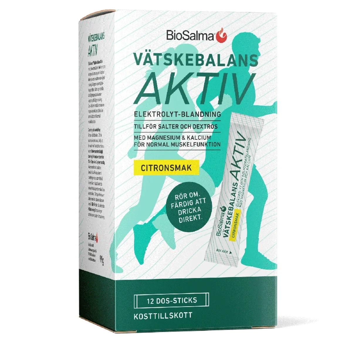 BioSalma Vätskebalans Aktiv 12 Dos-Sticks 12 st