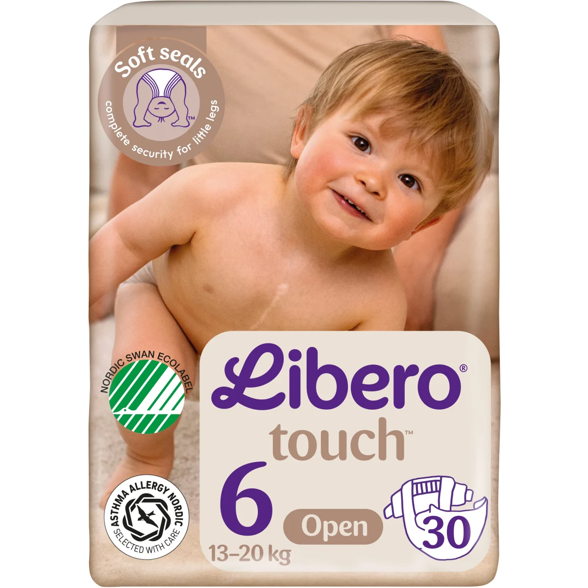 Libero Touch 6 Öppen Blöja 13-20 kg 30 st