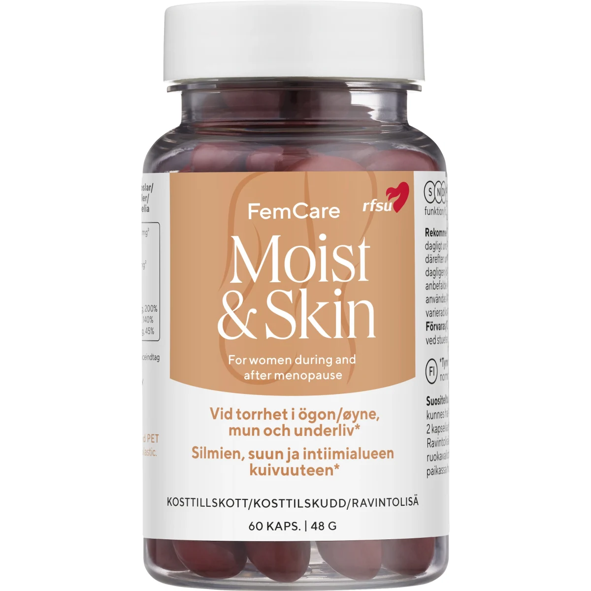 RFSU FemCare Moist & Skin 60 kapslar