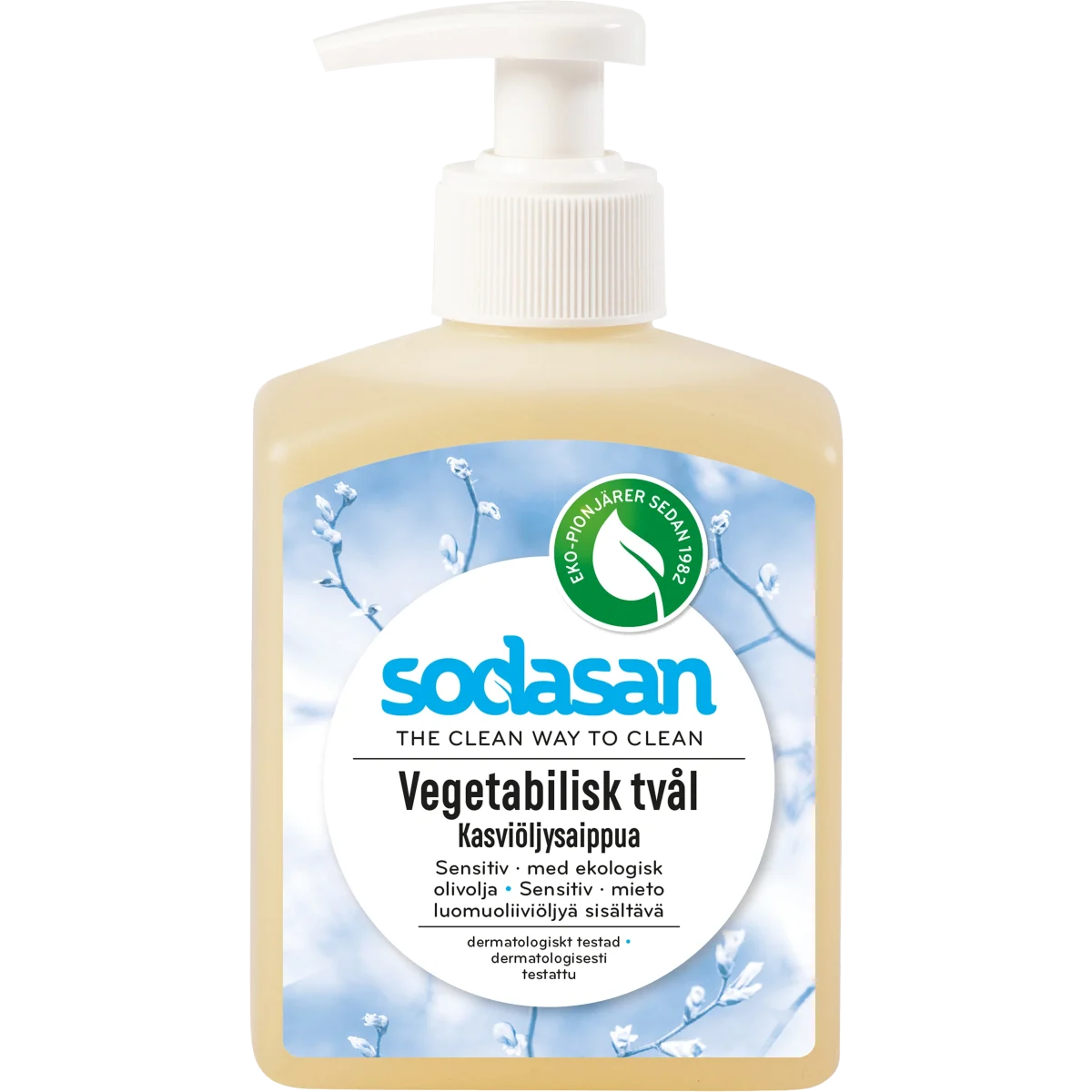 Sodasan Ekologisk Tvål Sensitiv 300 ml