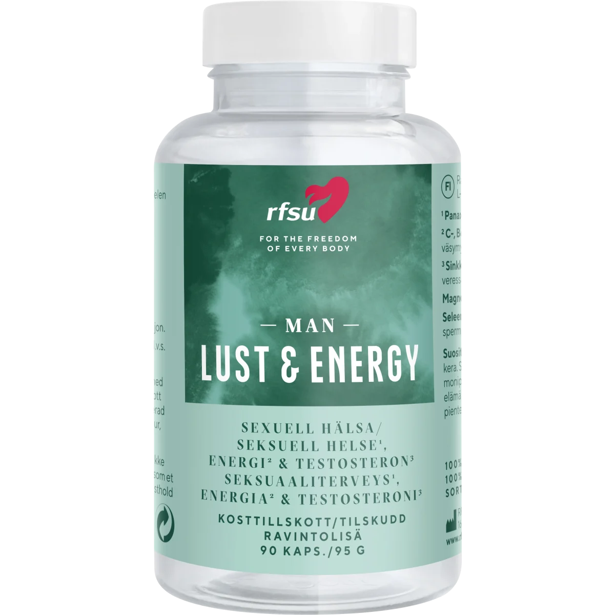RFSU Lust & Energy Man 90 kapslar