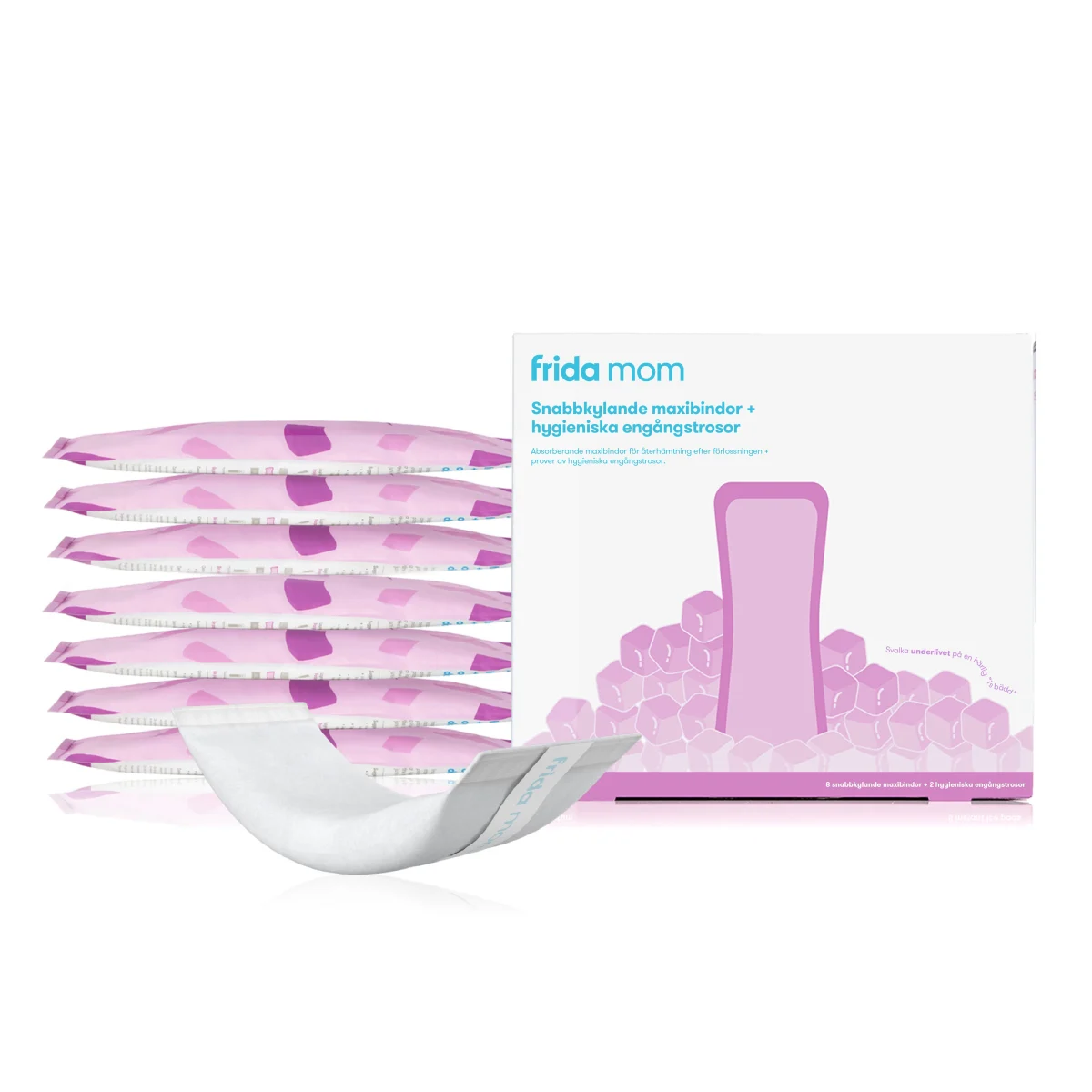Frida Mom Snabbkylande maxibindor 8 st