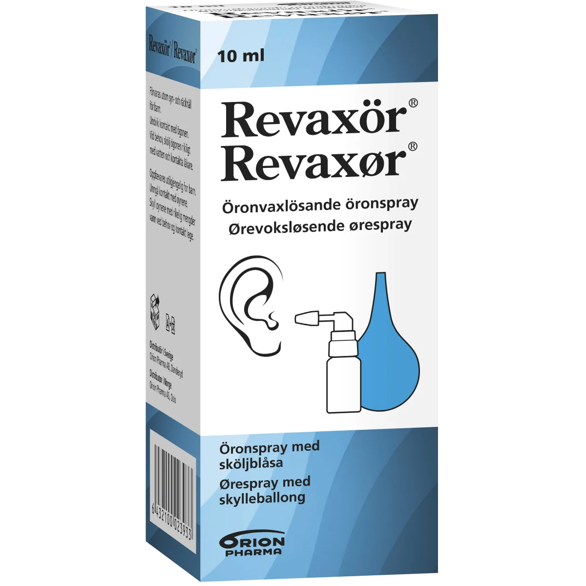 Revaxör Öronspray med sköljblåsa 10 ml