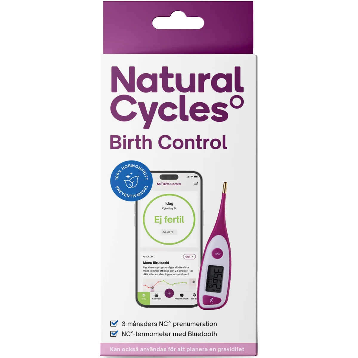 Natural Cycles Birth Control+NC° Termometer