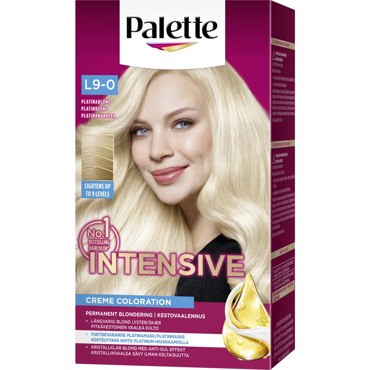 Palette Intensive Creme Coloration L9-0 Platinablond
