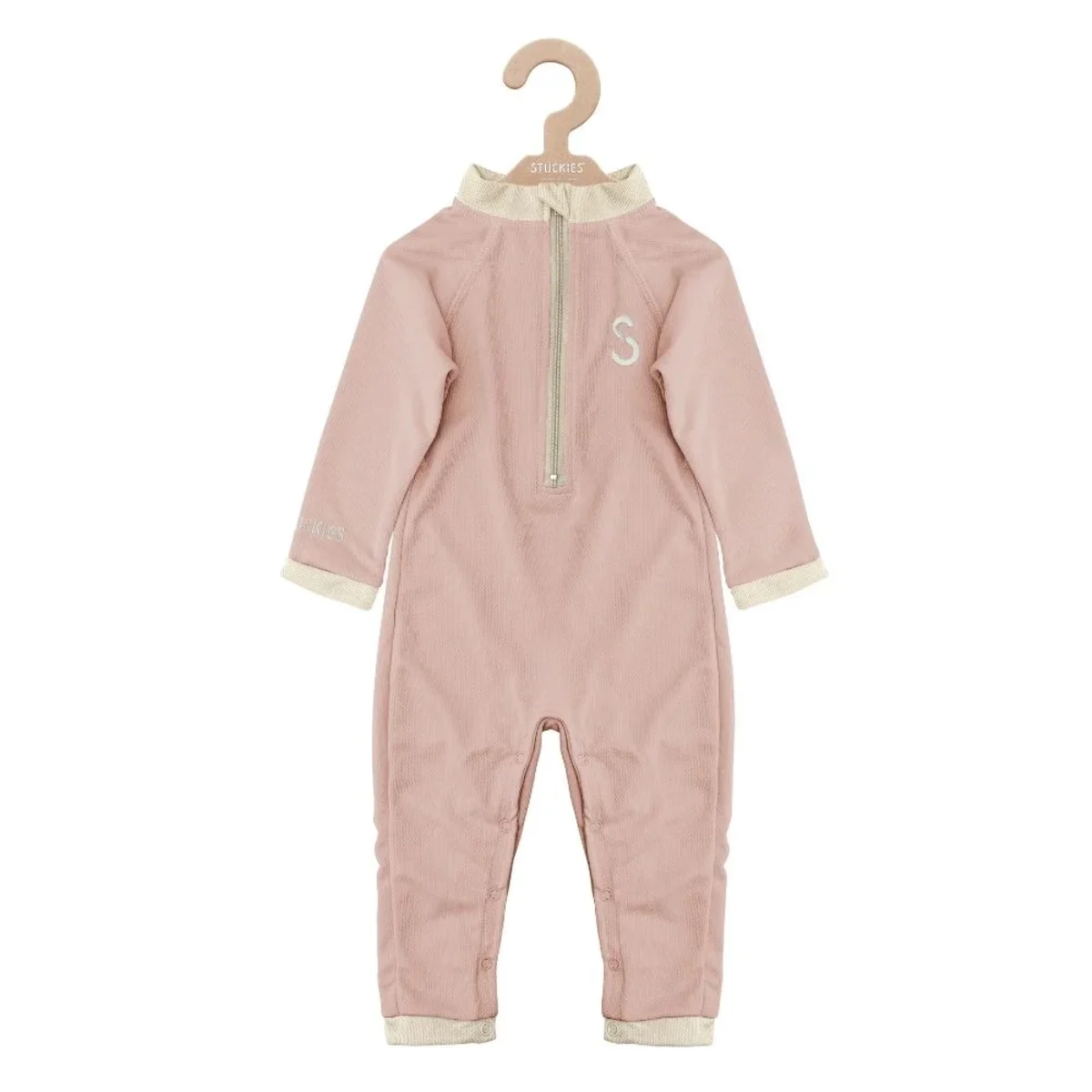 STUCKIES Easy change UPF 50+ UV-dräkt Dusty Coral 80/86 9-18 månader