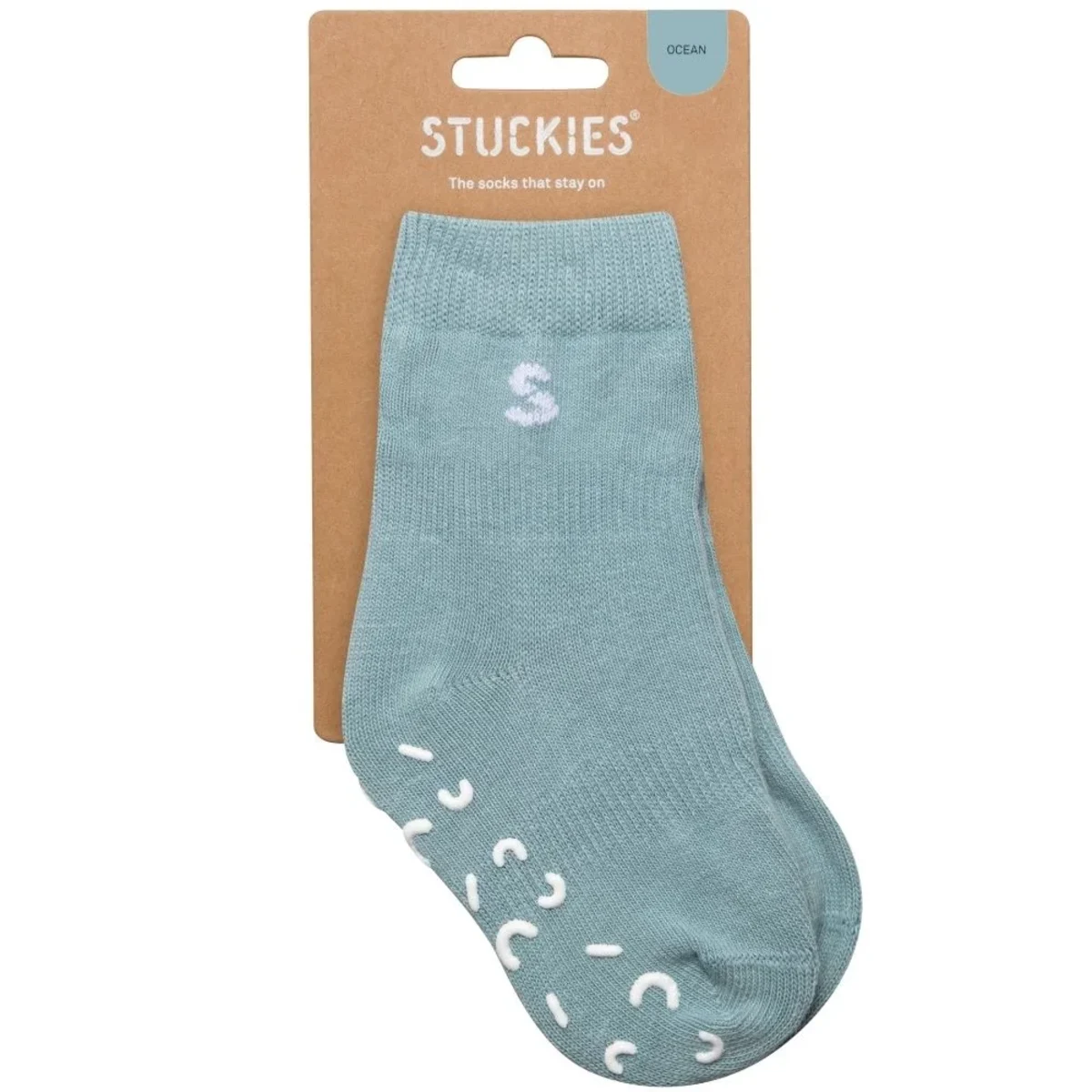STUCKIES Strumpor i bomull 19/21 Ocean 1-pack
