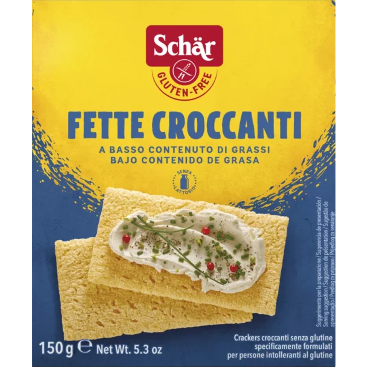Schär Glutenfritt Bröd Fette Croccanti Frasbröd 150 g
