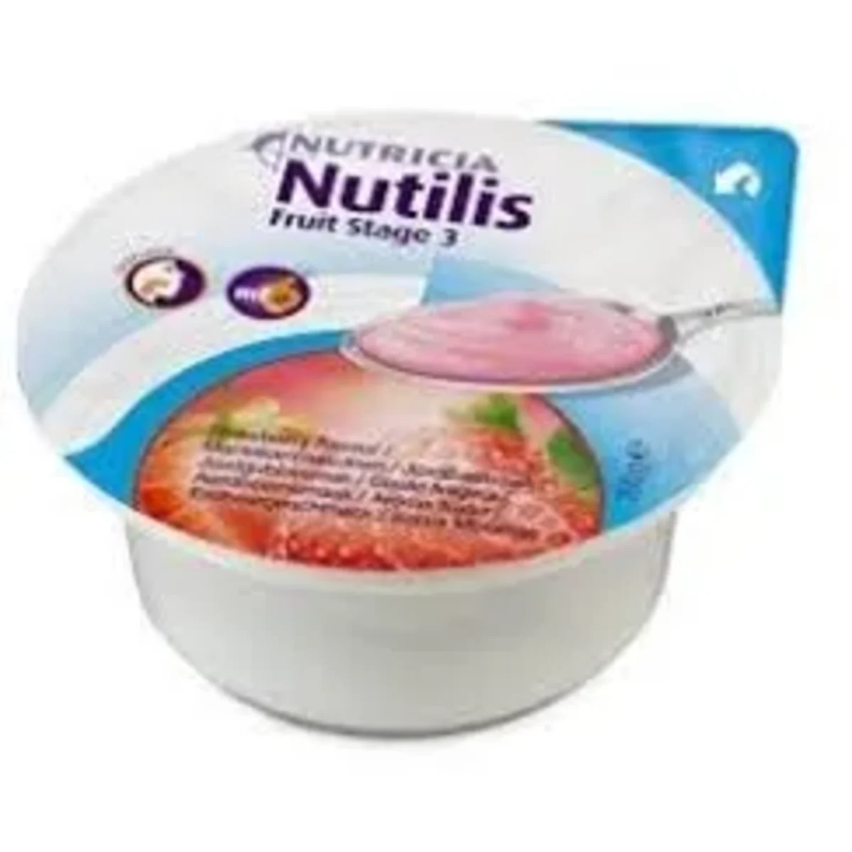 Nutilis Fruit Steg 3 Jordgubb 3x150 g