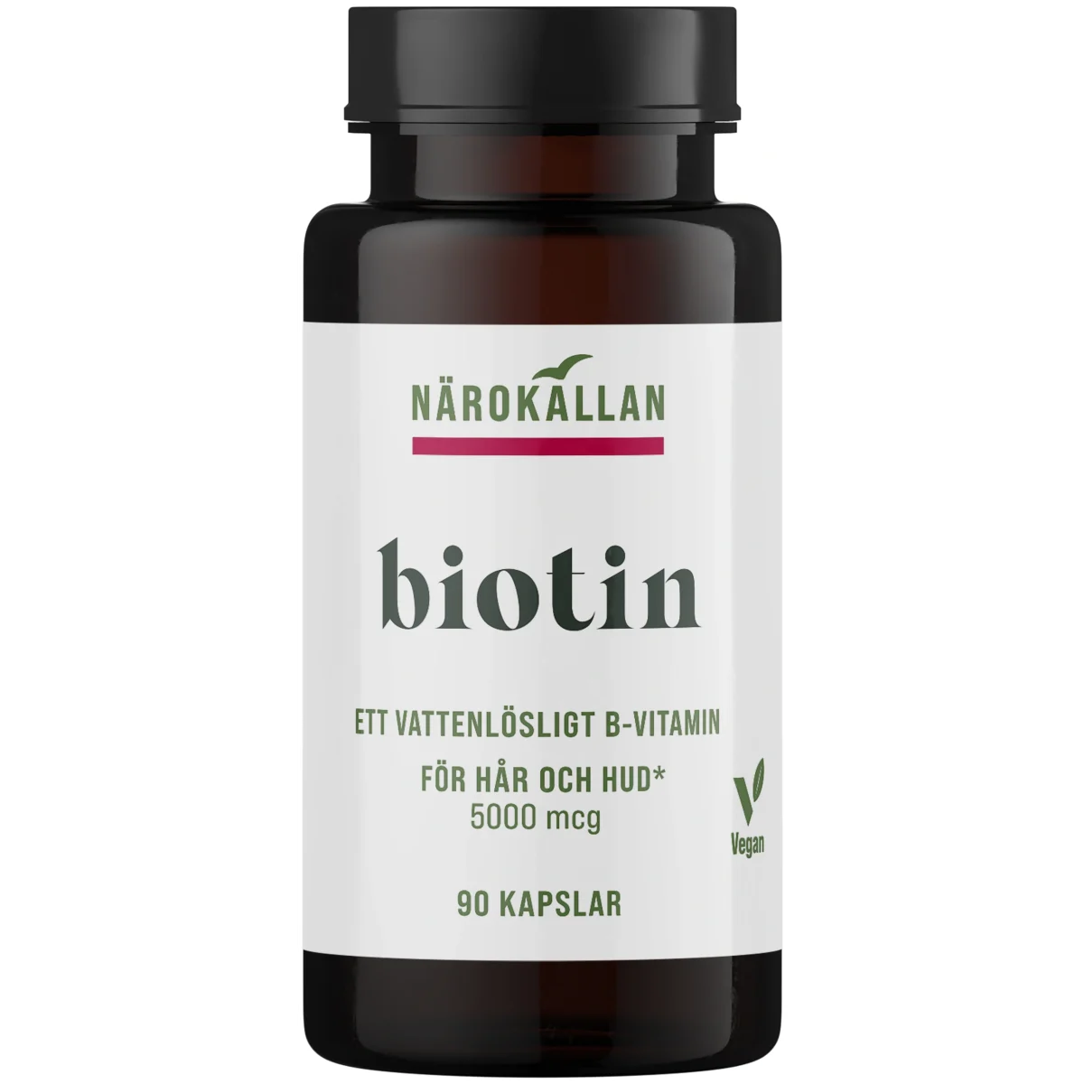 Närokällan Biotin 5000 mcg 90 kapslar