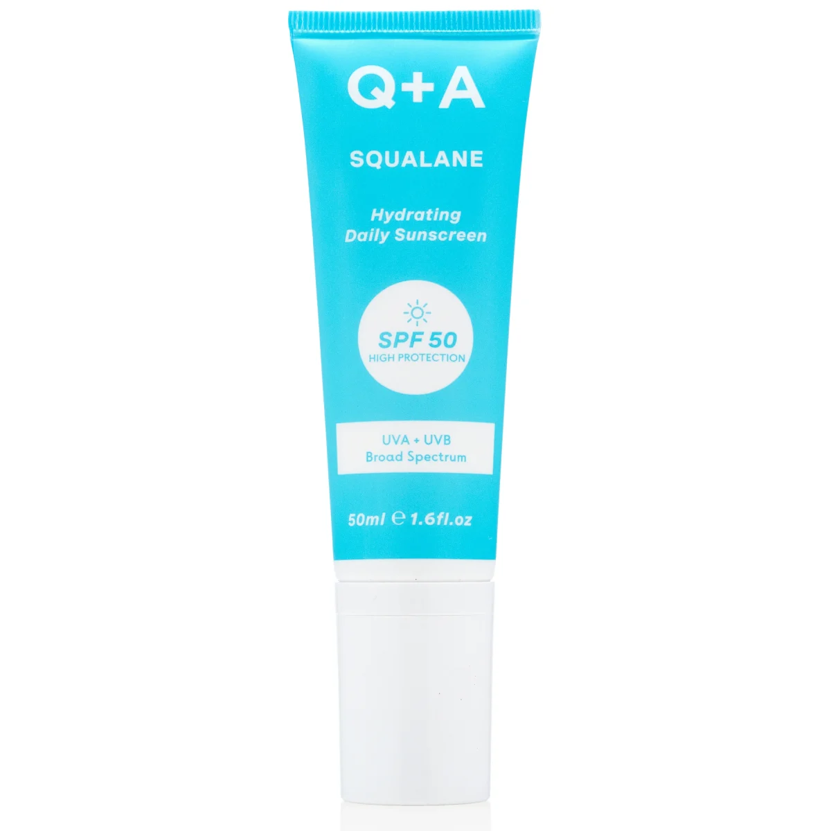 Q+A Squalane Sunscreen SPF 50, 50 ml