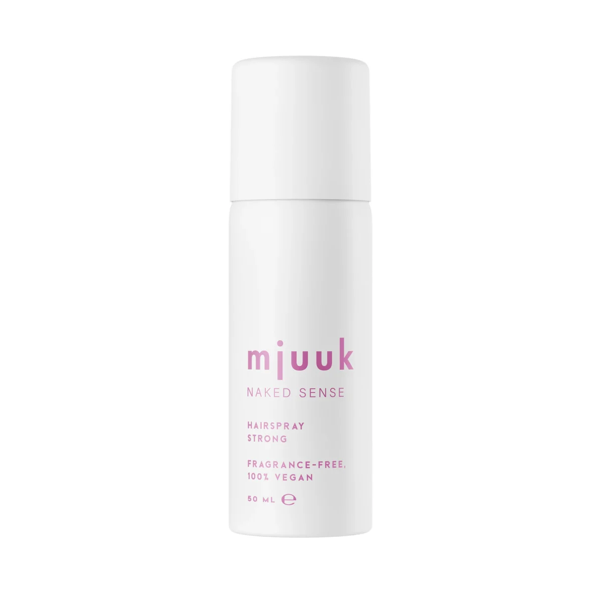 Mjuuk Naked Sense Fragrance-Free Hairspray Strong 50 ml